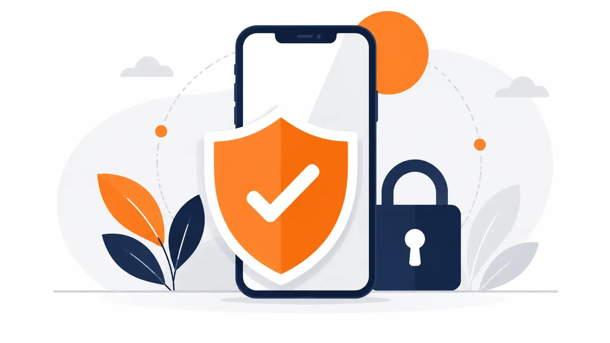 Illustration for the guide: Are Virtual Phone Numbers Safe? What They Can and Cannot Do